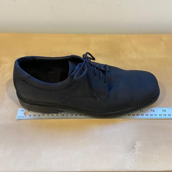 Rockport Men Black Nubuck Leather Oxford Dress Shoes Size 12W formal casual chic - Picture 11 of 15
